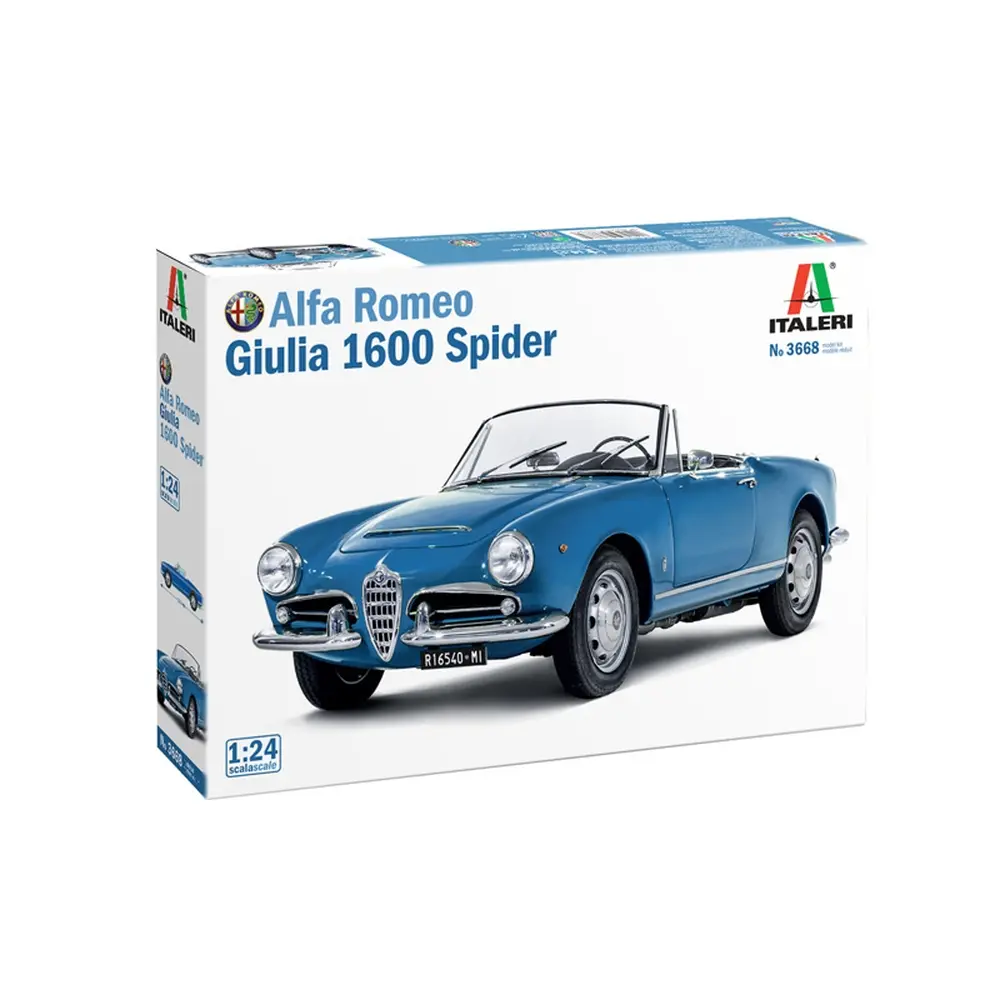 Alfa Romeo Giulia 1600 Araignée - Italeri 3668 - 1/24 - 2