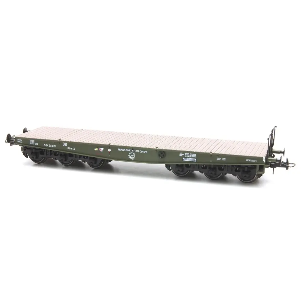 Wagon plat SSyms46 USTC 554249p - Artitec 20.322.02 - HO 1/87 - DB - 2R - 3