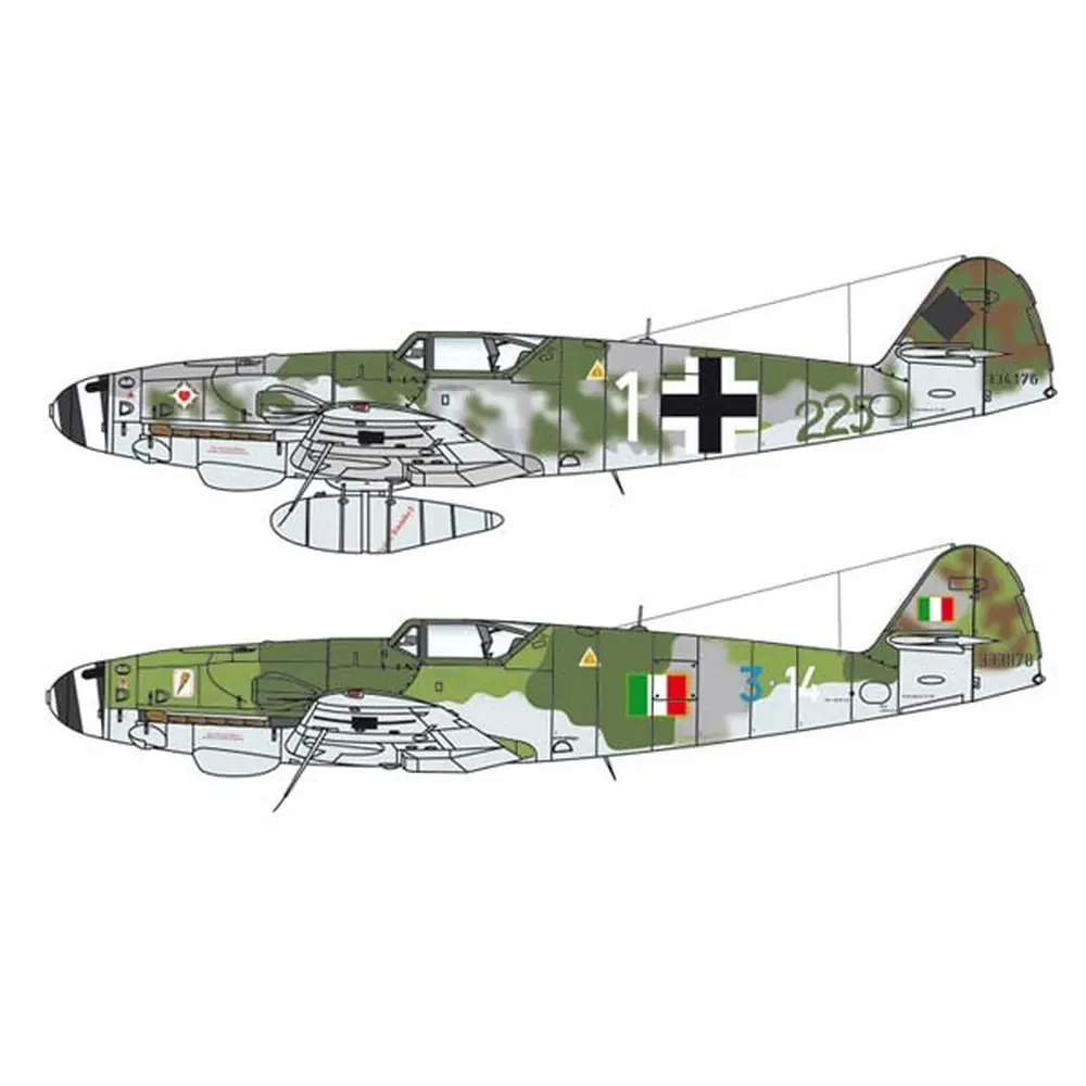 Avion Messerschmitt Bf109K-4 - ITALERI I2805 - 1/48 - 1939-1945 - 5