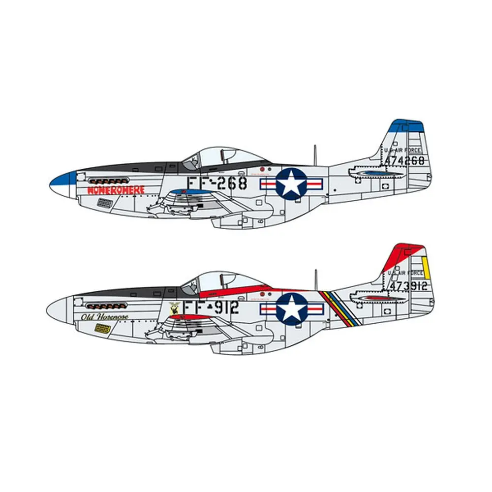 Avion F-51D Mustang Guerre de Corée - ITALERI I1452 - 1/72 - 4