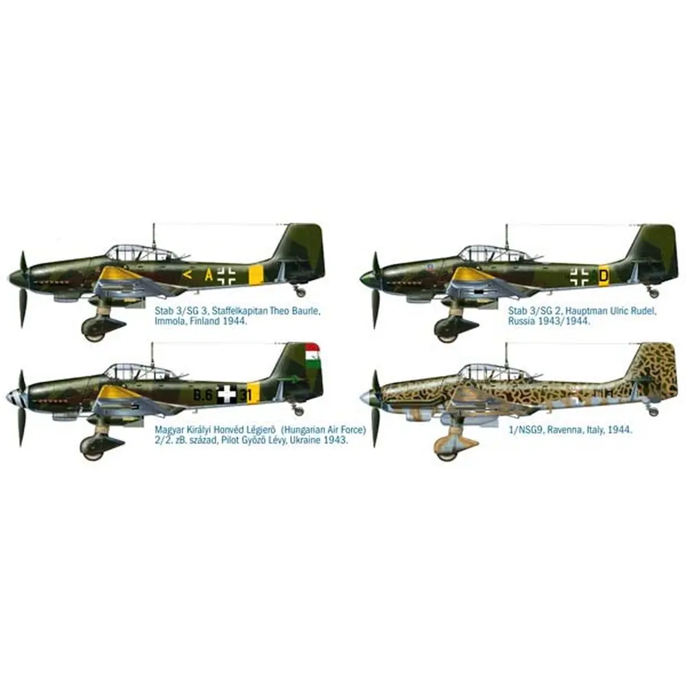 Avion Junkers Ju87D-5 Stuka - ITALERI I2709 - 1/48 - 1939-1945 - 6