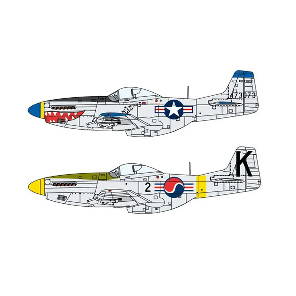 Avion F-51D Mustang Guerre de Corée - ITALERI I1452 - 1/72 - 5