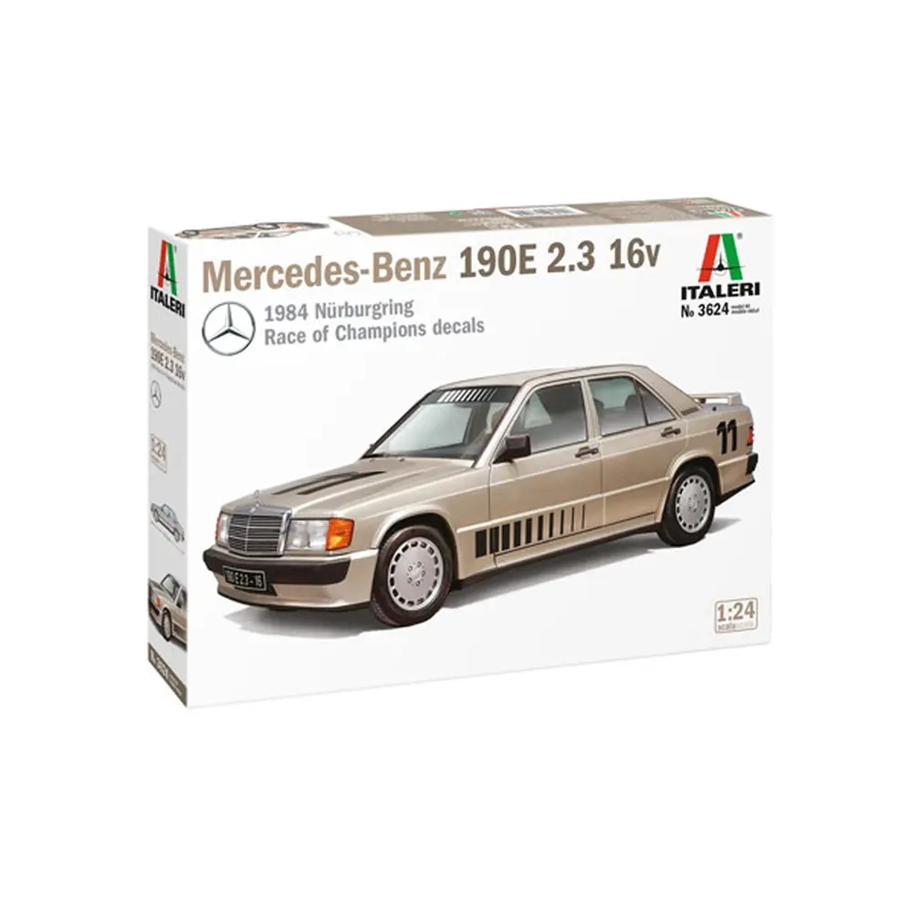 Véhicule Mercedes 190 E 2.3 16V - ITALERI 3624 - 1/24 - 4