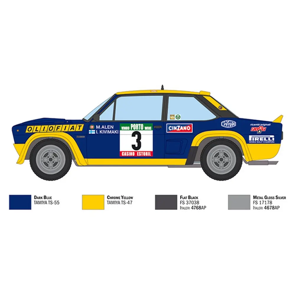 Véhicule Fiat 131 Abarth Rally OlioFiat - ITALERI 3667 - 1/24 - 3