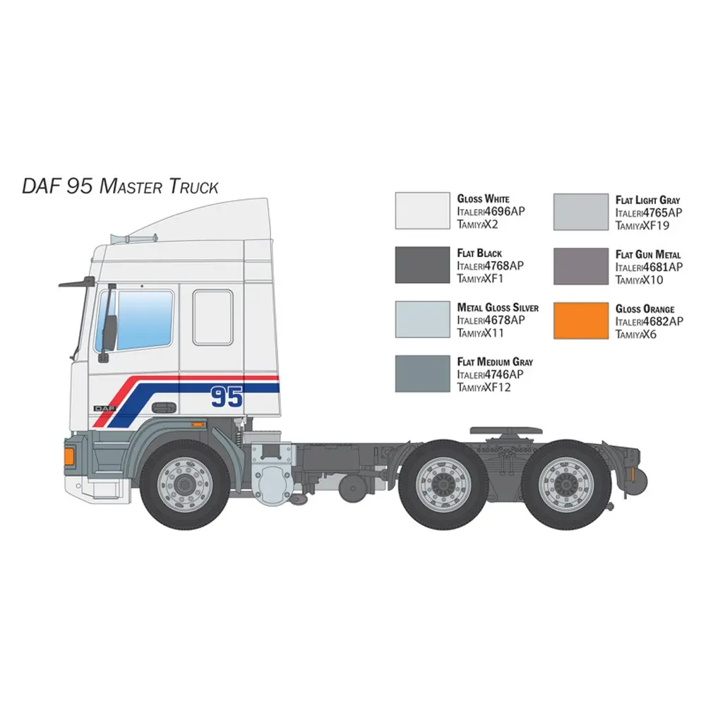 DAF 95 Master Truck - Italeri 788 - 1/24 - 7