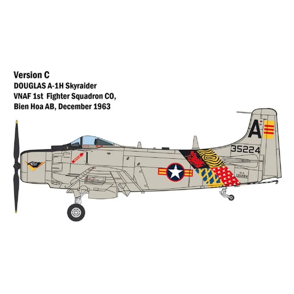 Avion A-1H Skyraider - ITALERI I2788 - 1/48 - 1945 - 6