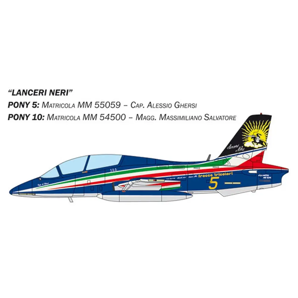 Coffret de 3 Avions MB 339 Frecce Tricolori - ITALERI I1461 - 1/72 - 9