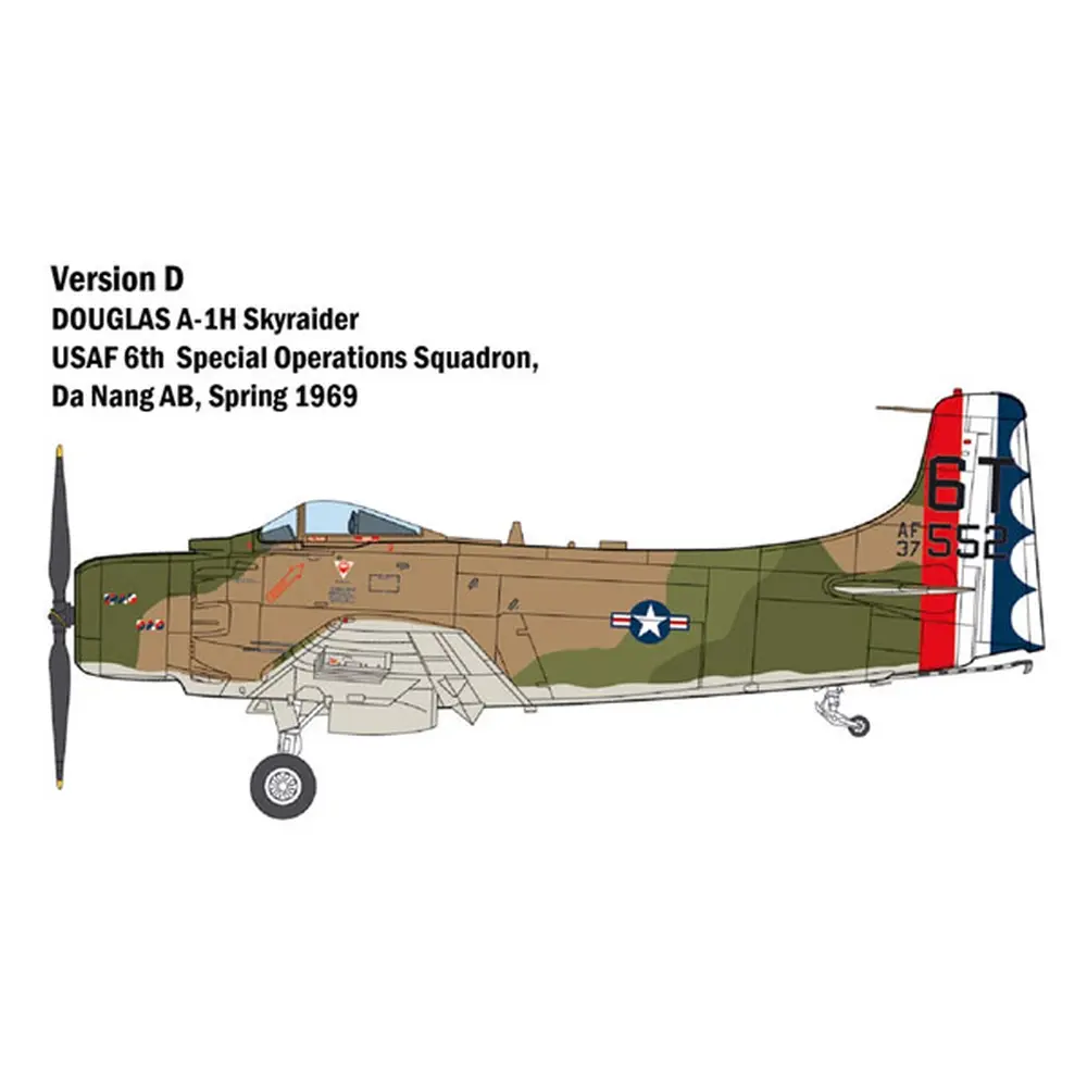 Avion A-1H Skyraider - ITALERI I2788 - 1/48 - 1945 - 7