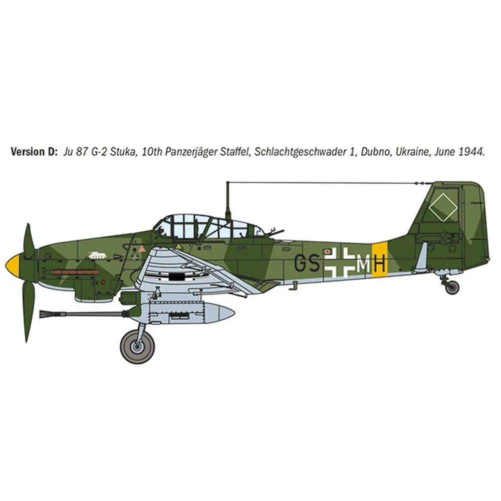 Avion Junkers Ju87G-2 - ITALERI I1466 - 1/72 - 1939-1945 - 6