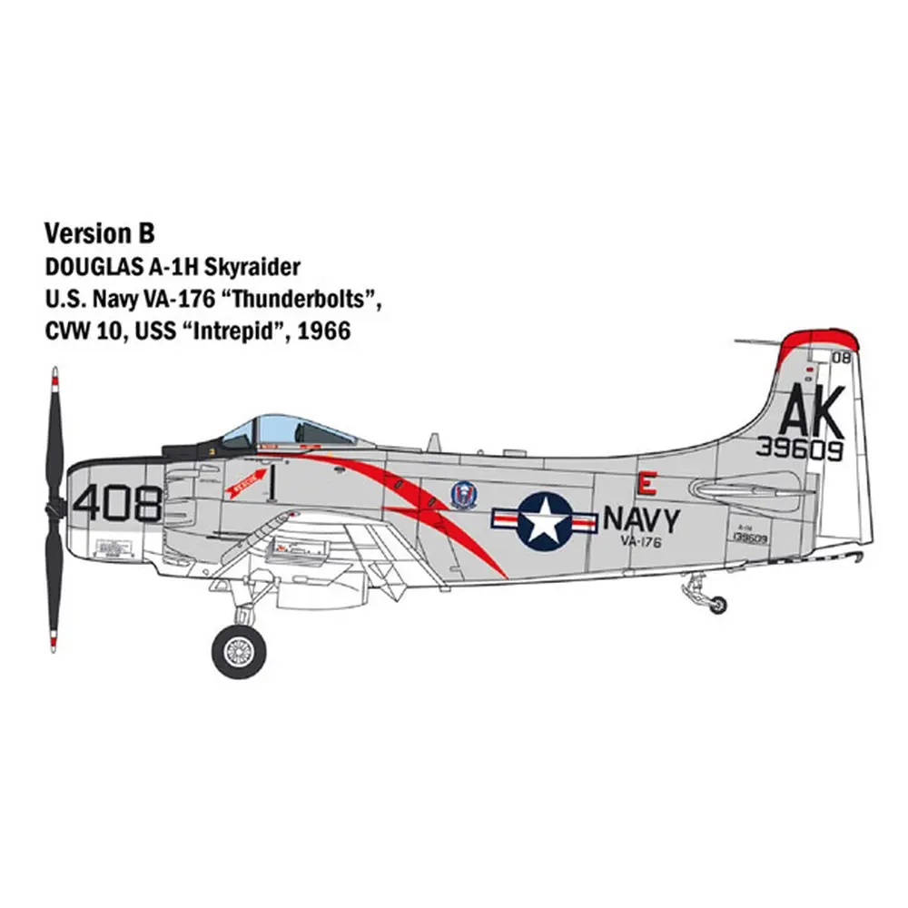 Avion A-1H Skyraider - ITALERI I2788 - 1/48 - 1945 - 5