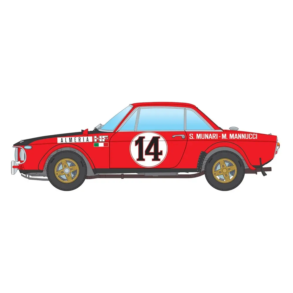 Lancia Fulvia HF Rally M.Carlo 72 - Italeri 3670 - 1/24 - 3