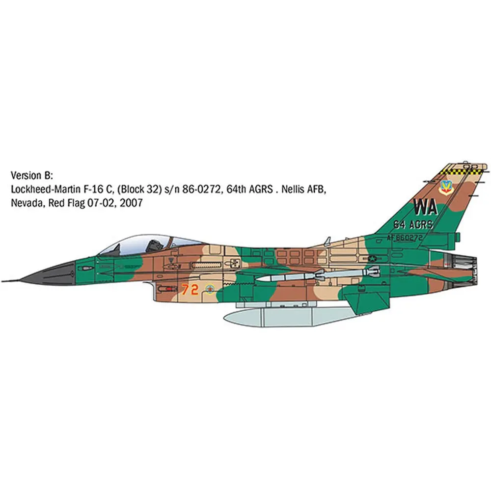 Avion F-16C Fighting Falcon - ITALERI I2825 - 1/48 - 4