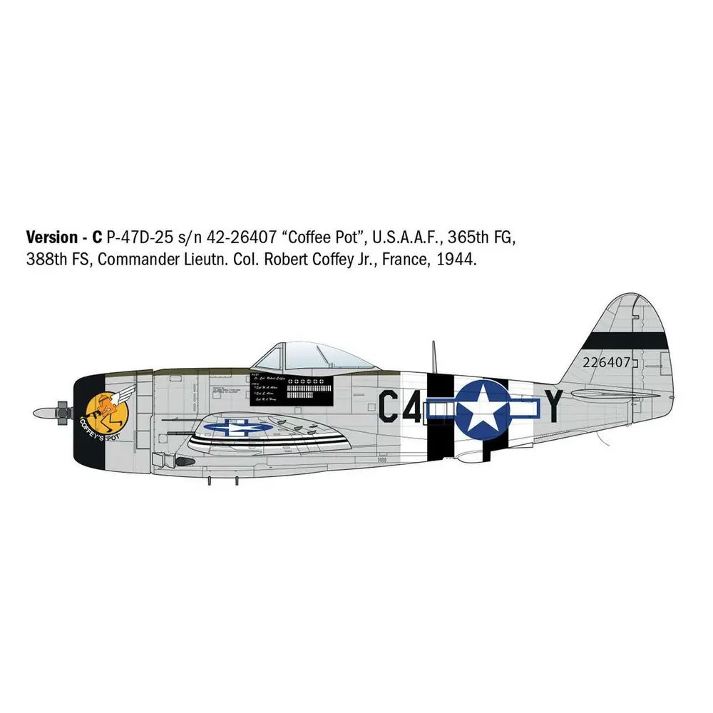 Avion P-47D Thunderbolt (Europe) - Italeri 2835 - 1/48 - 3