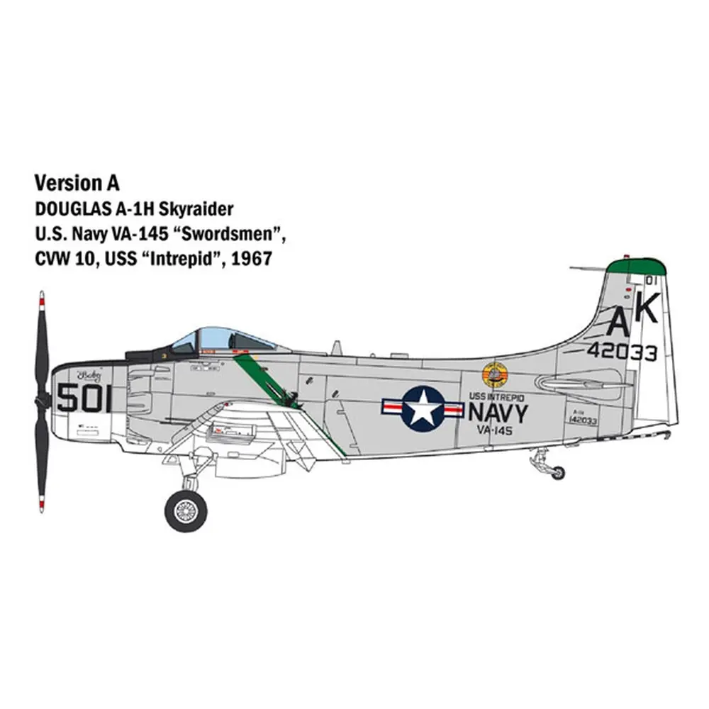 Avion A-1H Skyraider - ITALERI I2788 - 1/48 - 1945 - 4
