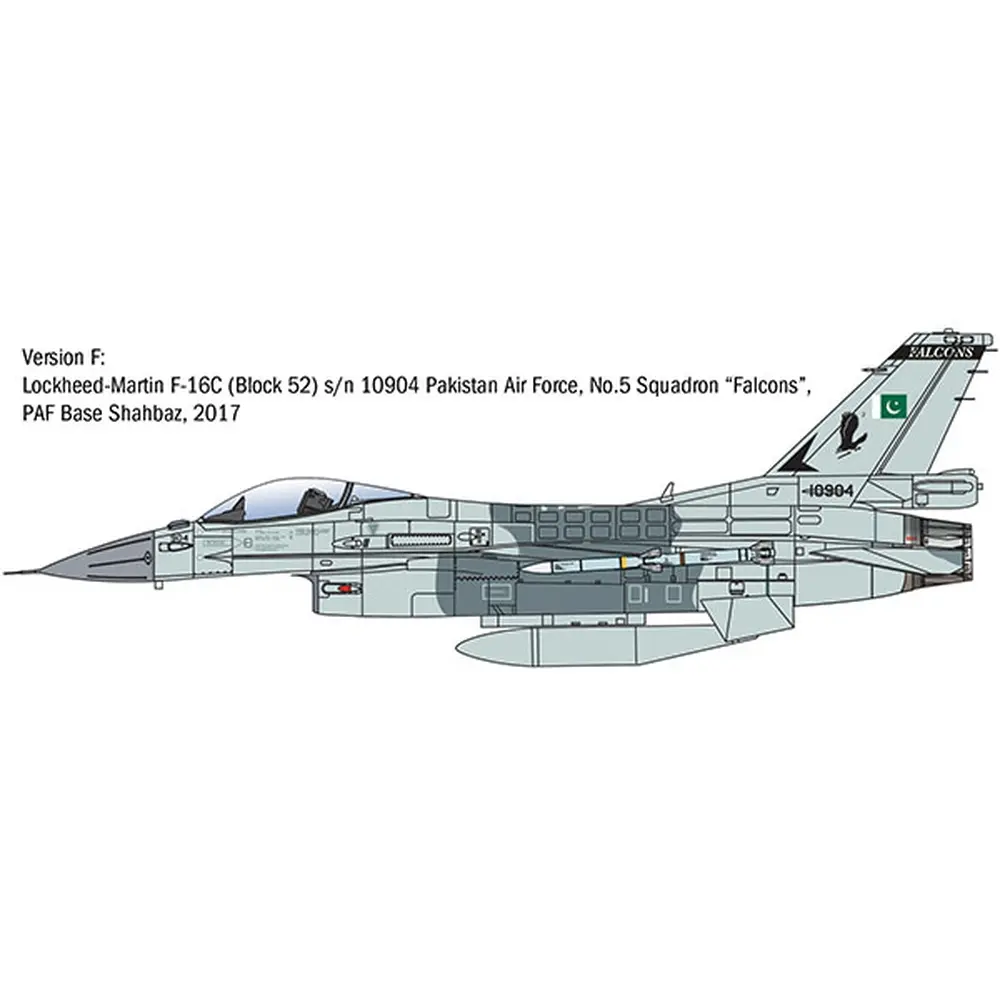 Avion F-16C Fighting Falcon - ITALERI I2825 - 1/48 - 8