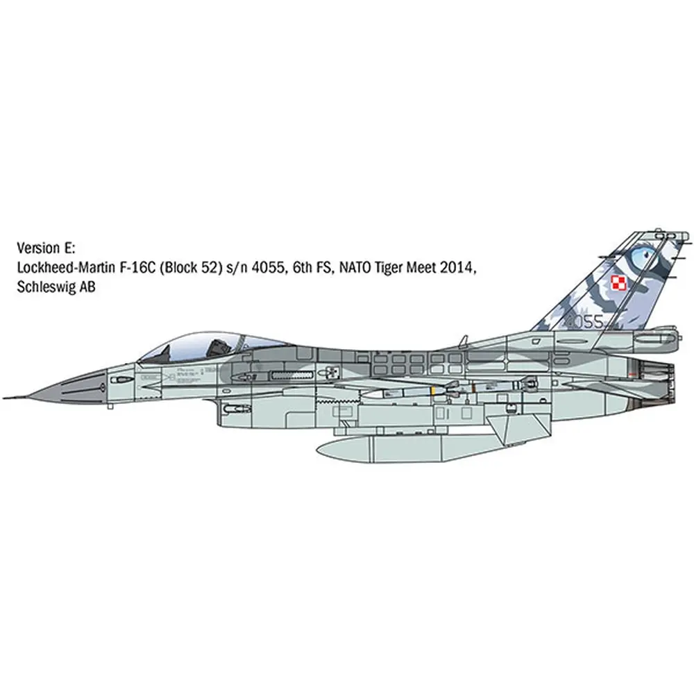 Avion F-16C Fighting Falcon - ITALERI I2825 - 1/48 - 7