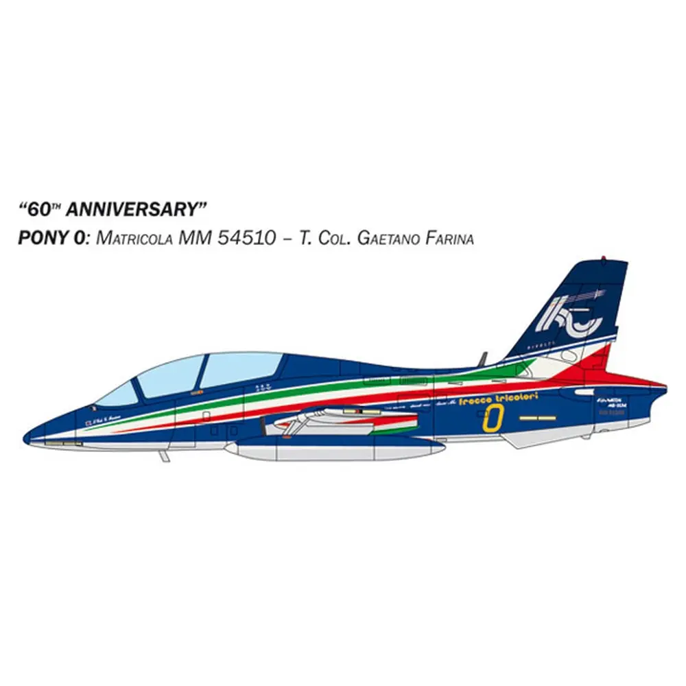 Coffret de 3 Avions MB 339 Frecce Tricolori - ITALERI I1461 - 1/72 - 4