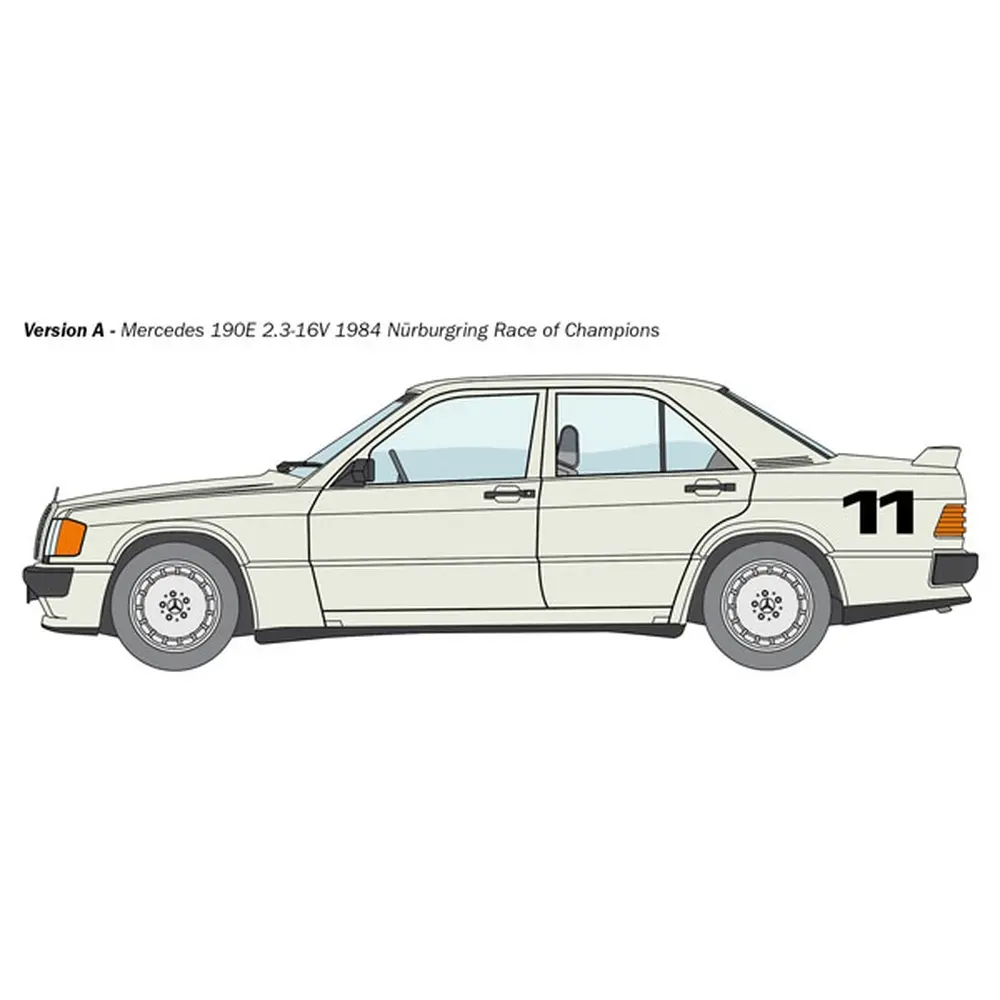 Véhicule Mercedes 190 E 2.3 16V - ITALERI 3624 - 1/24 - 2