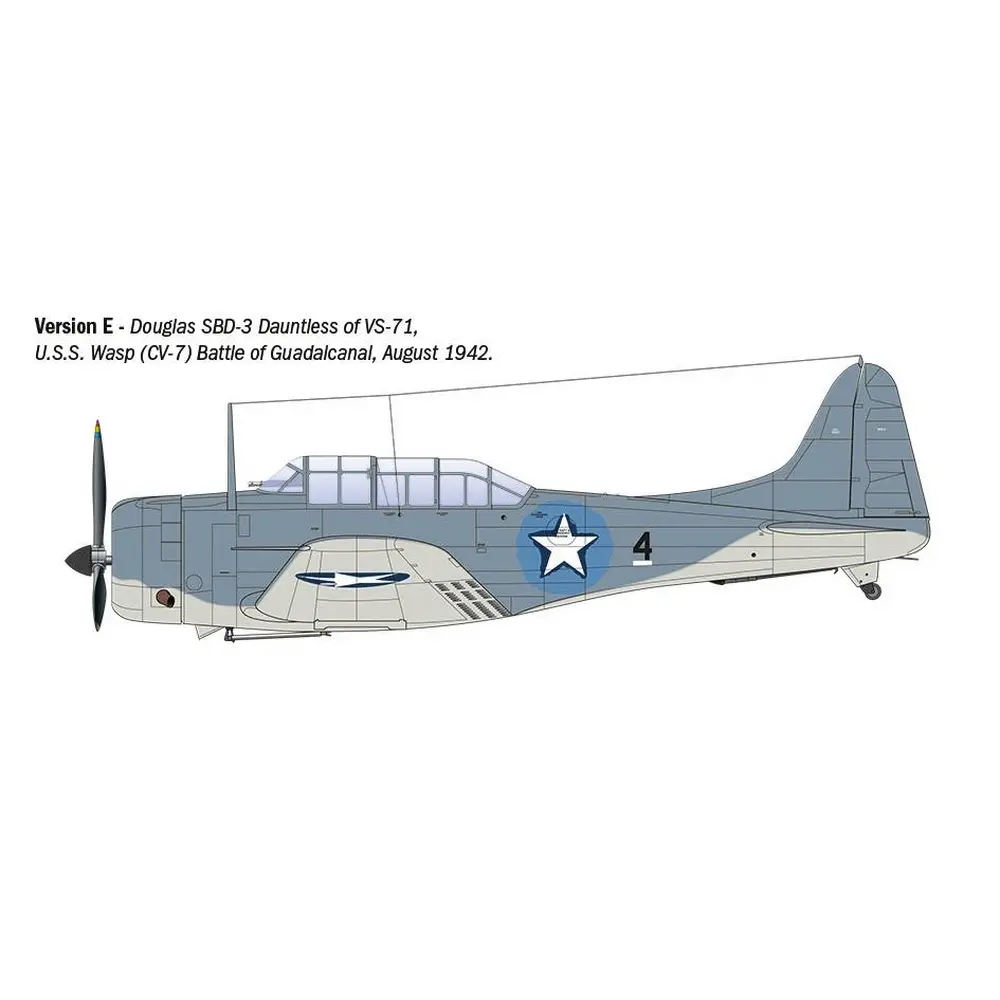 Avion de chasse SBD-3 DAUNTLESS - Italeri 2841 - 1/48  - 7
