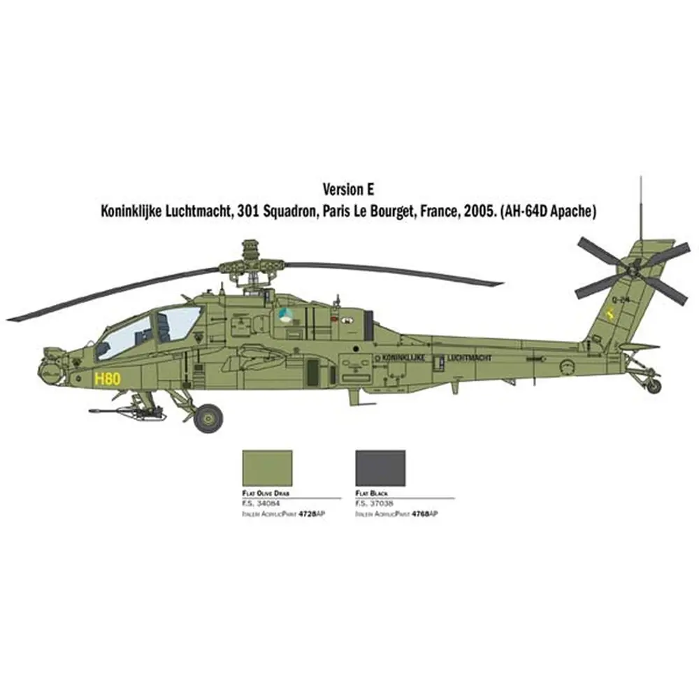 Hélicoptère AH-64D Apache Longbow - ITALERI I2748 - 1/48 - 8