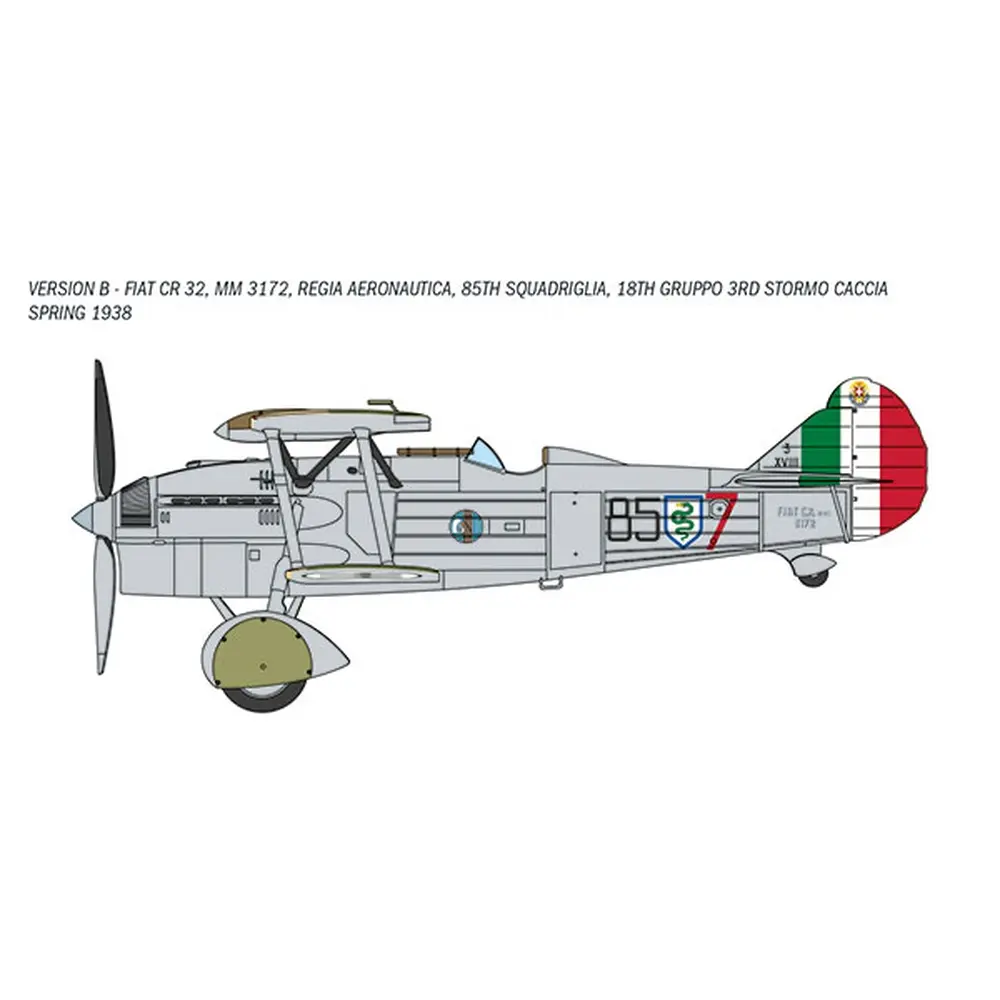 Avion CR.32 Freccia - ITALERI I1438 - 1/72 - 4
