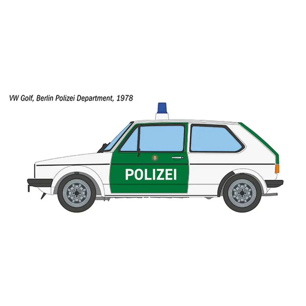 Véhicule Volkswagen (VW) Golf POLIZEI - ITALERI 3666 - 1/24 - 2