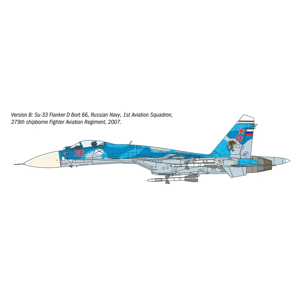 Sukhoi Su-33 Flanker-D - ITALERI 197 - 1/72 - 6