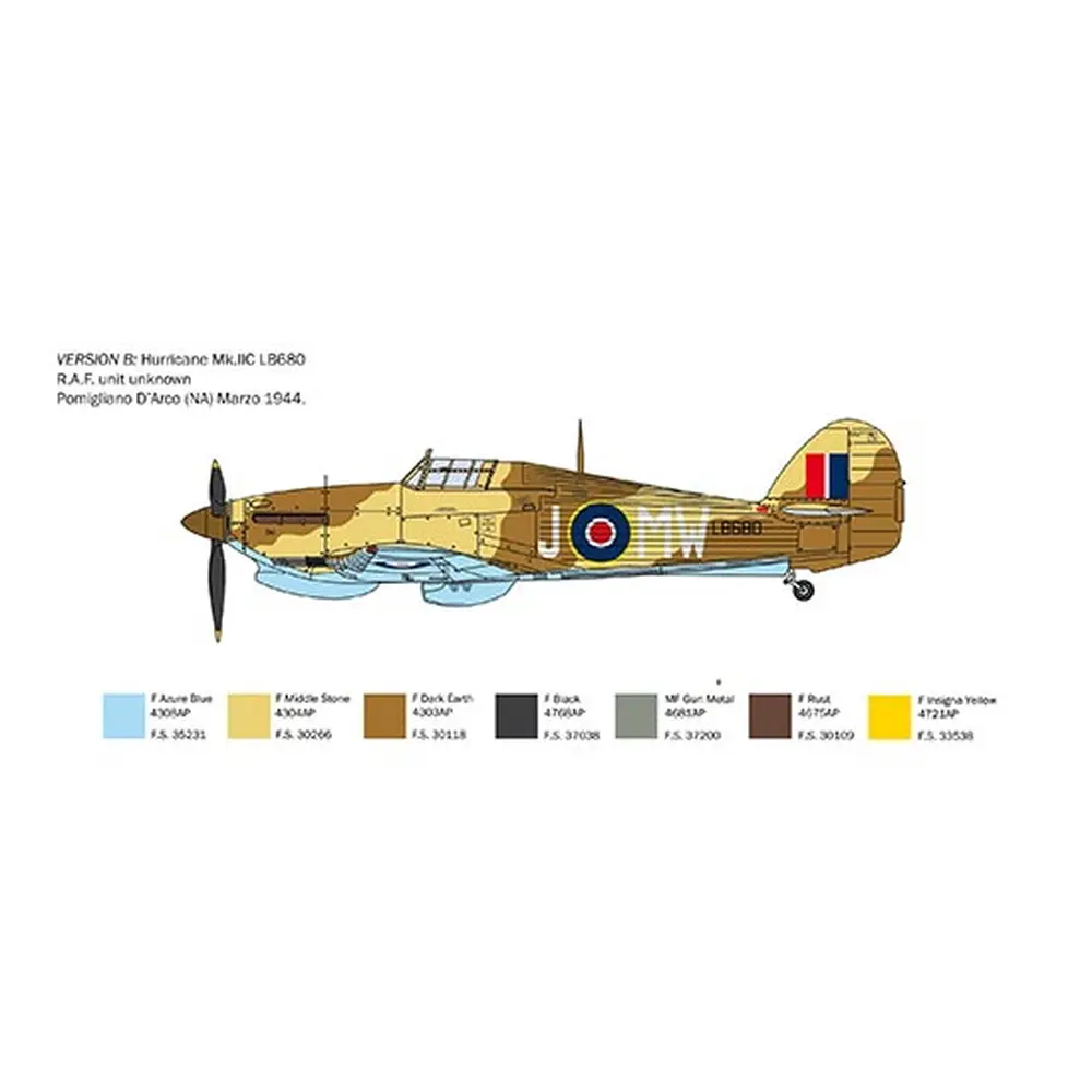 Avion Hurricane MK.IIC - ITALERI I2828 - 1/48 - 1939-1945 - 4