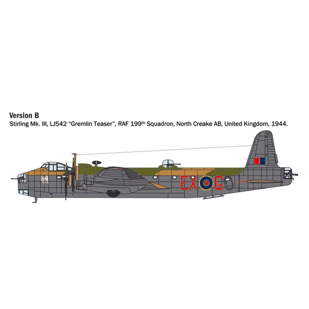 Avion Short Stirling Mk.III - ITALERI I1462 - 1/72 - 1939-1945 - 4