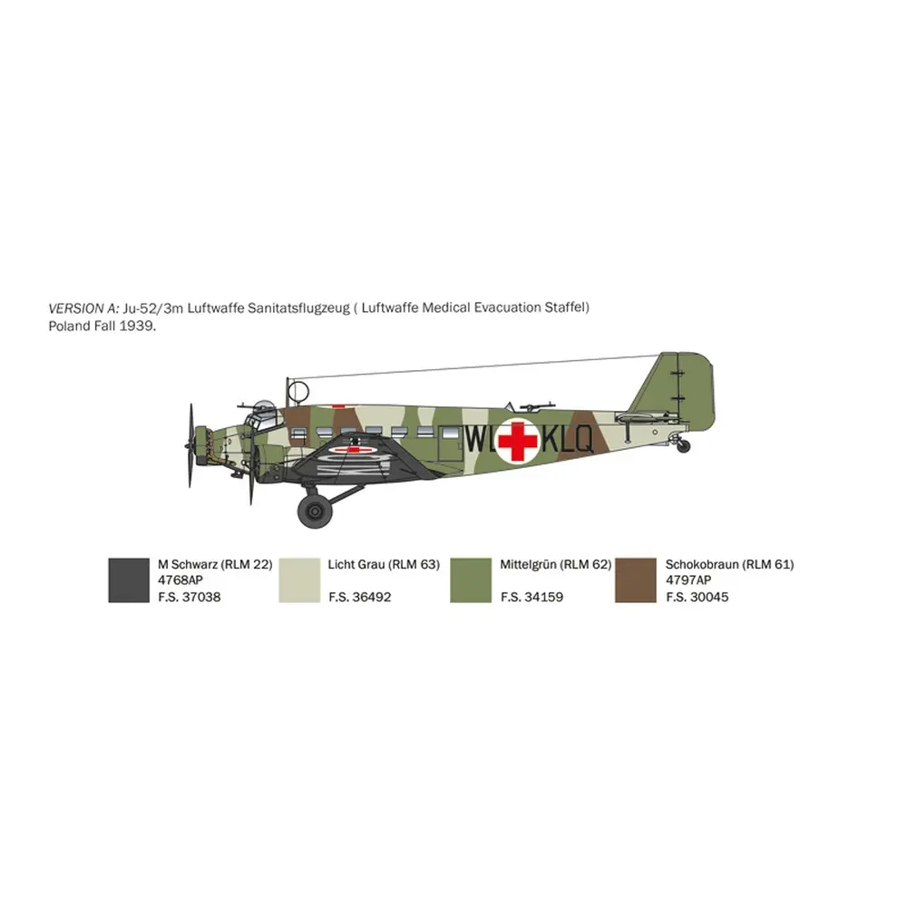 Junker Ju-52/3m - Italeri 102 - 1/72 - 3