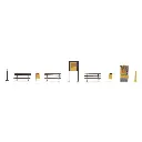 Ensemble accessoires de quai - ARTITEC 387.172 - HO : 1/87  - 3