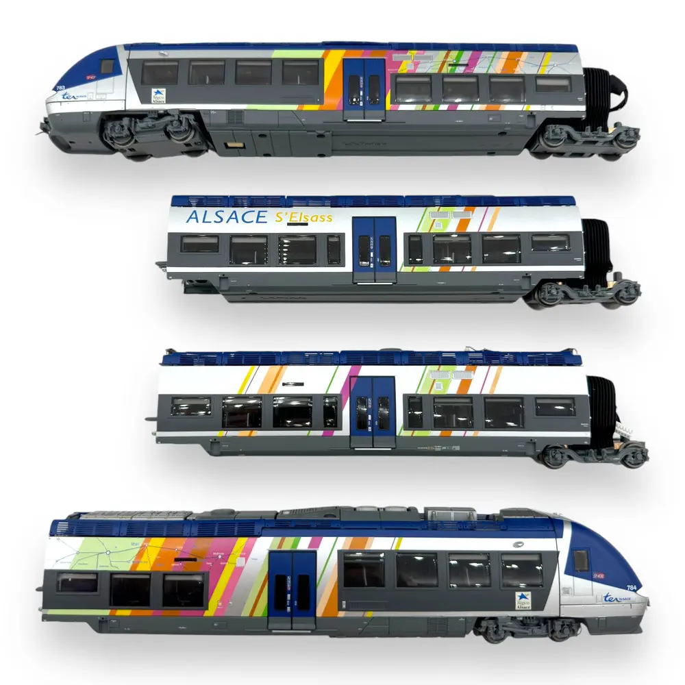 Autorail bimode AGC B 82783/82784 TER Alsace - LS Models 10393S - HO 1/87 - SNCF - Ep VI - Digital sound - 2R - 3