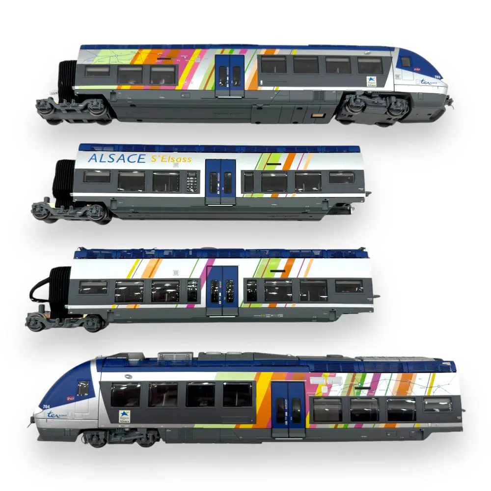 Autorail bimode AGC B 82783/82784 TER Alsace - LS Models 10393S - HO 1/87 - SNCF - Ep VI - Digital sound - 2R - 4