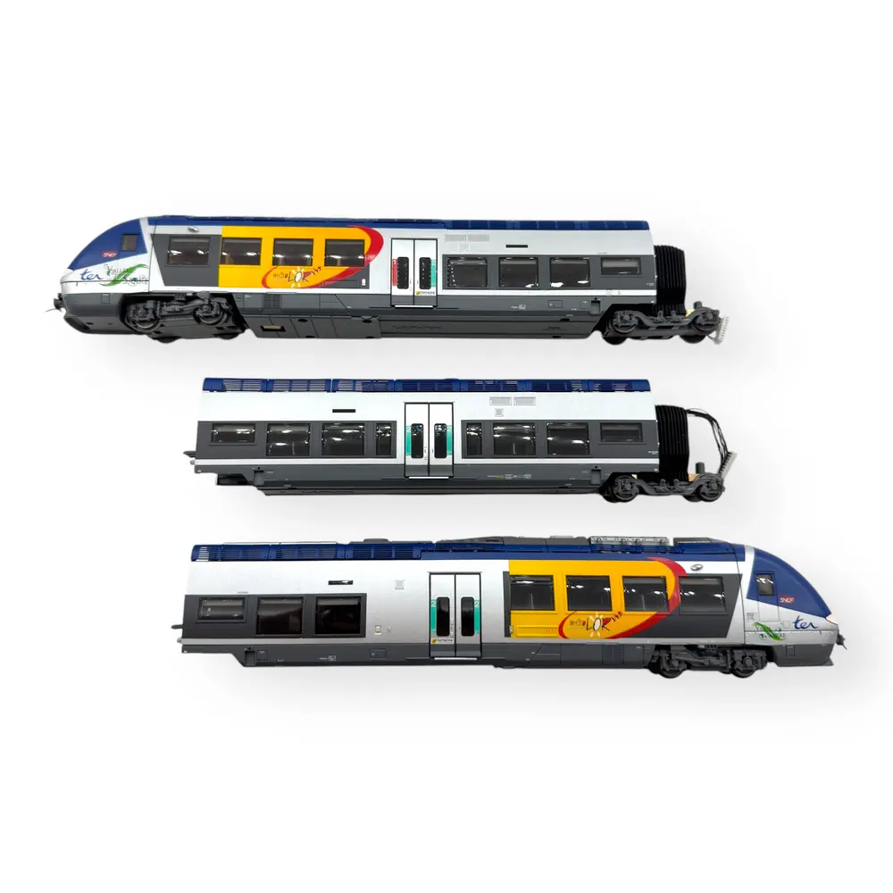 Rame automotrice AGC X 76743/76744 Ls Models 10075S - HO 1/87 - SNCF - EP V / VI - 4