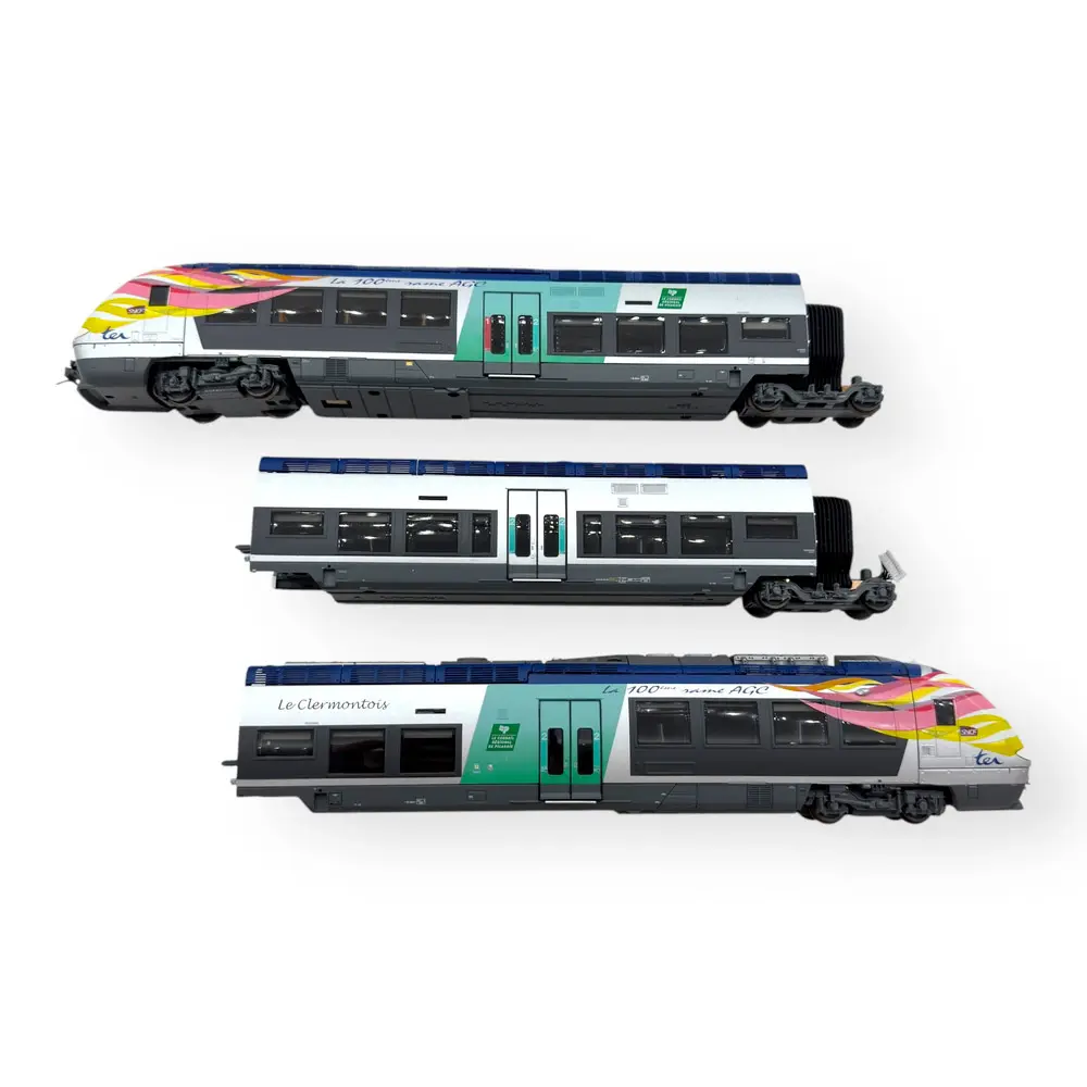 Automotrice AGC X 76603/76604 - Ls Models 10072 - HO 1/87 - SNCF - EP V-VI - 3