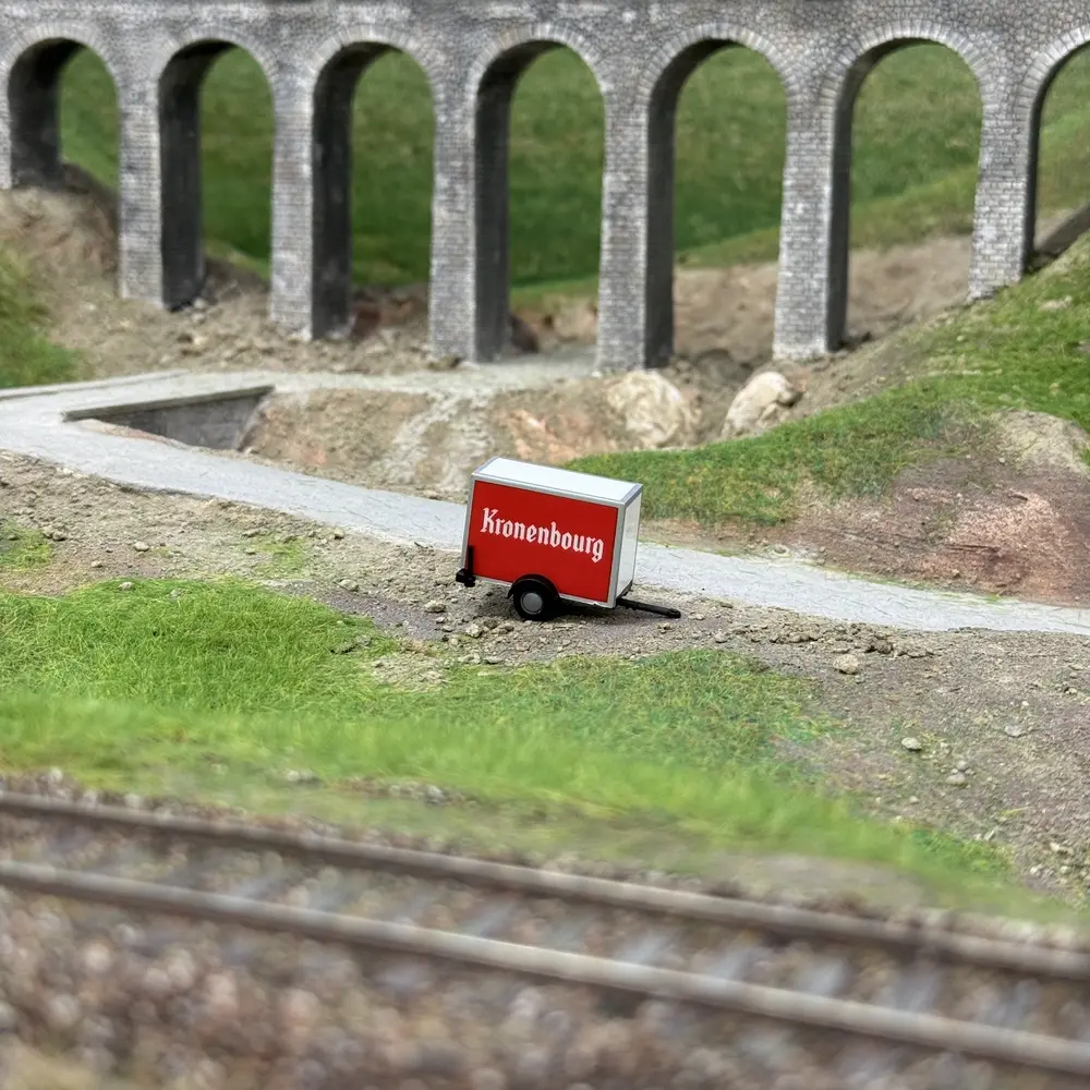 Remorque Kronenbourg - Makette VK-8421 - HO 1/87 - 5