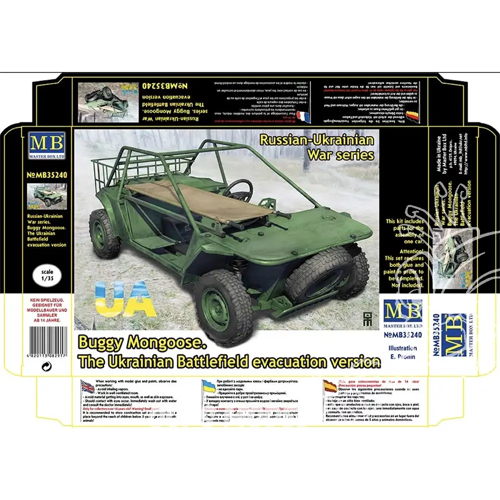  Buggy Mongoose version évacuation Forces Ukrainienne - Master Box Ltd 35240 - 1/35  - 2
