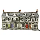 Façades de Maisons Mitoyennes - Bas-Relief Pierre - Metcalfe PO303 - HO 1/87 - 2