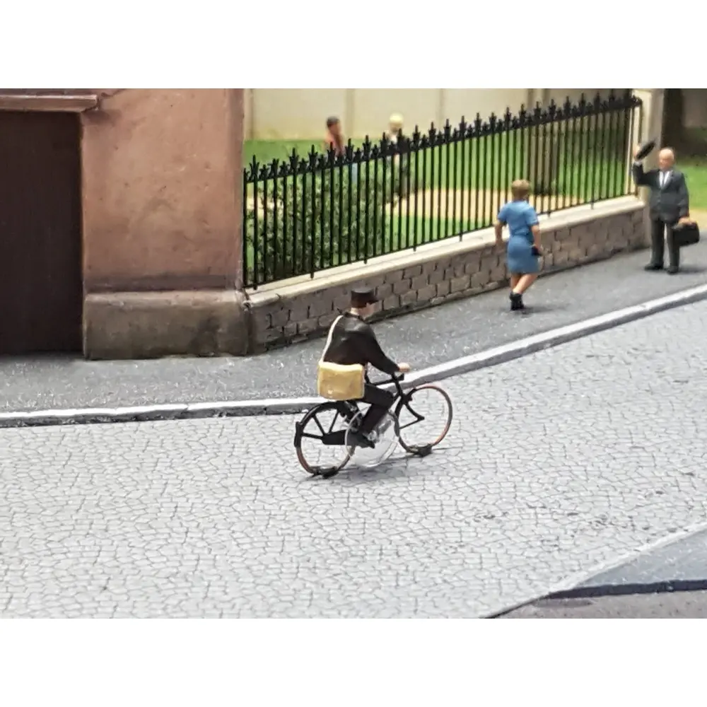 Set de démarrage Magnorail LF-1 - HO 1/87 - 1 vélo + 1 figurine - 7