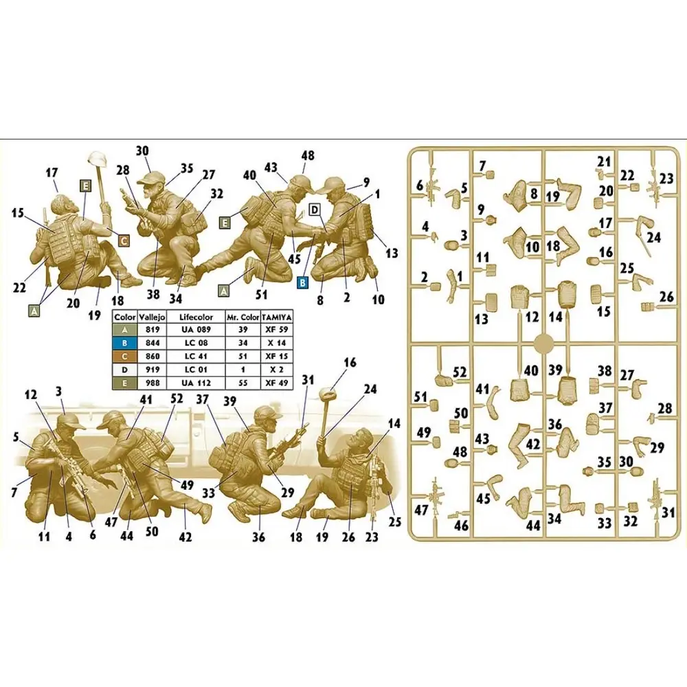 Equipe des Opérations Spéciales "DANGER PROCHE" - Master Box Ltd 35207 - 1/35 - 2