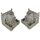 Maison Mitoyenne Arrière – Pierre - Metcalfe PO305 - OO/HO - 2