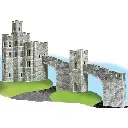 Pont du mur du château - Metcalfe PO296 - OO/HO - 4