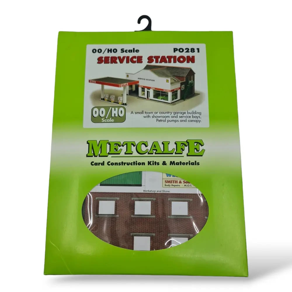 Kit avec garage et station essence - Metcalfe PO281 - OO et HO - 3