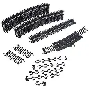 Coffret de rails droits & courbes N°4 - Mehano F104 - HO 1/87 - Code 100 - 2R - 2