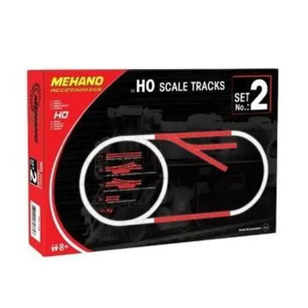 Coffret de voie N°2 - Mehano F102 - HO 1/87 - Code 100 - 2R - 2