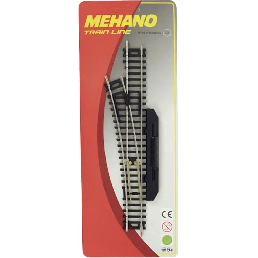 Aiguillage manuel Gauche 30° 457.2/228.6mm Méhano 58282 - F282 | HO 1/87 & Code 100  - 3