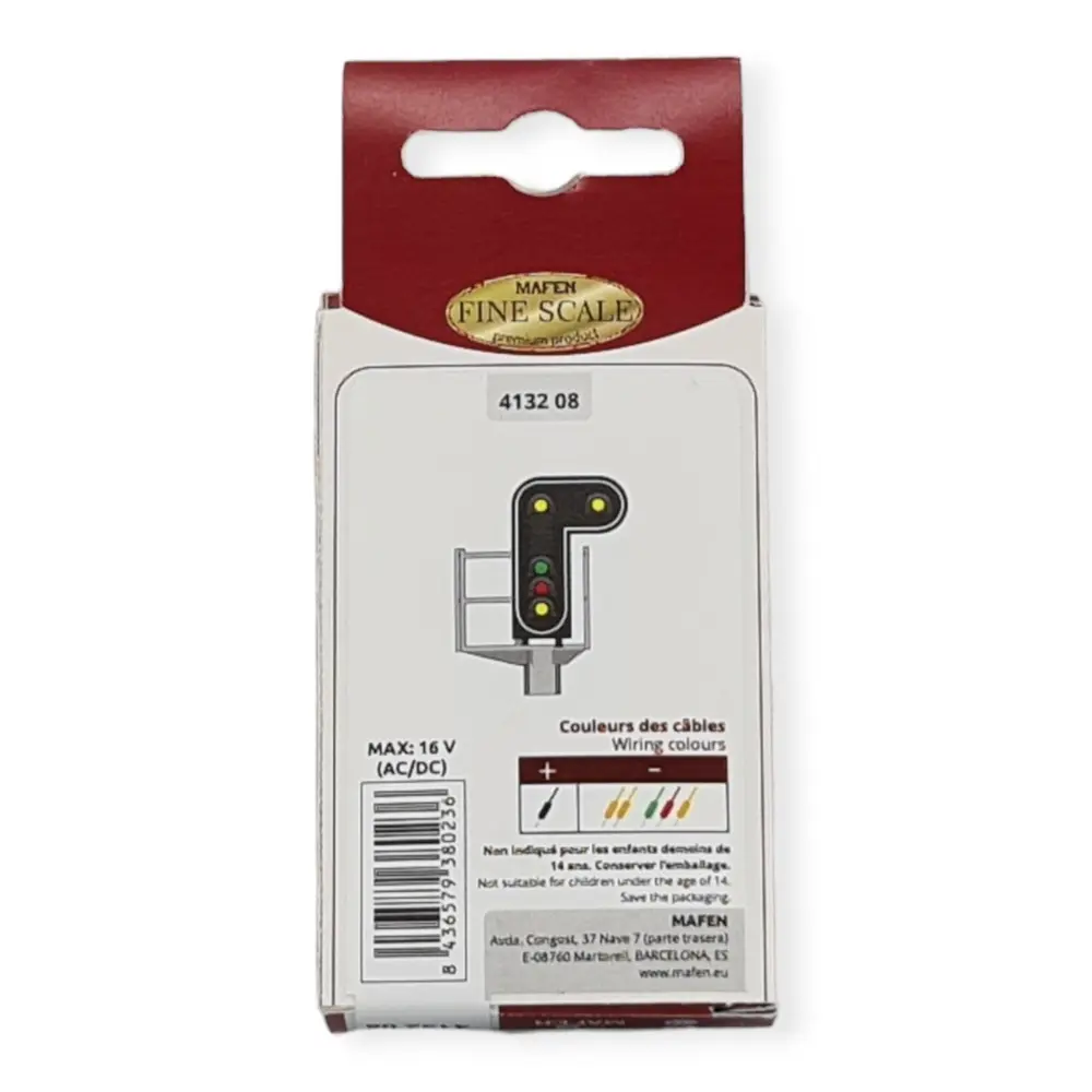 Signal 6 feux LED 2xJaune/vert/rouge/jaune/Blanc MAFEN 413208 SNCF - N - 4