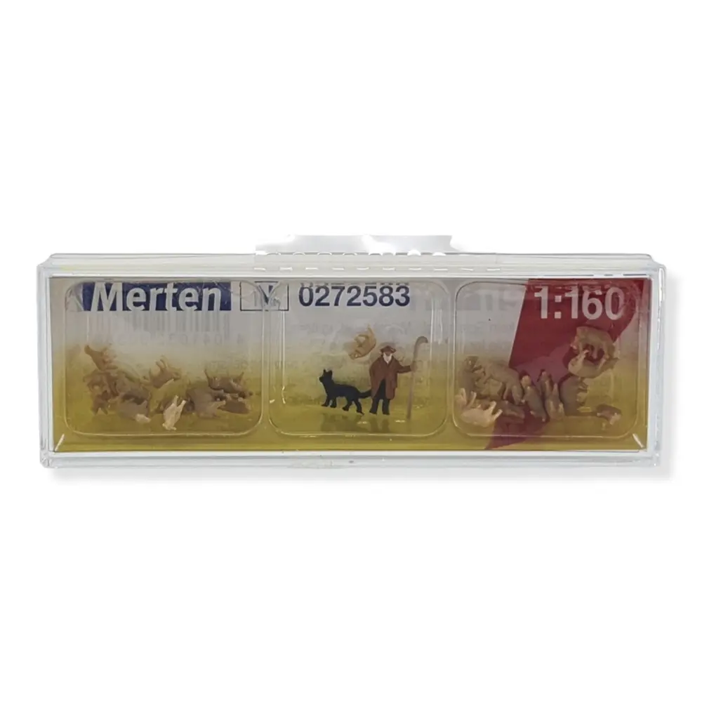 Lot "Berger avec chien et ses moutons" Merten 0272583 - N 1/160 - 2