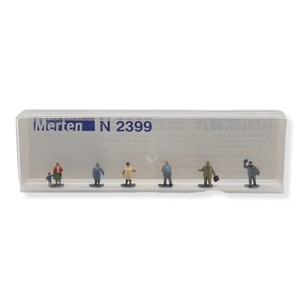 Lot de 6 figurines, des passants corpulents Merten 0272399 - N 1/160 - 2