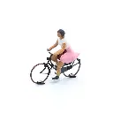 Cycliste femme Magnorail KKb-2 - HO 1/87 - déjà assemblé - 4